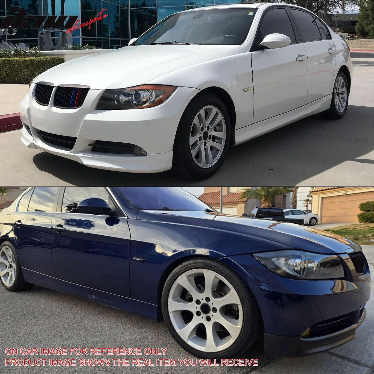 2006-2008 BMW E90 OE Style Front Bumper Splitter Lip Spoiler PP
