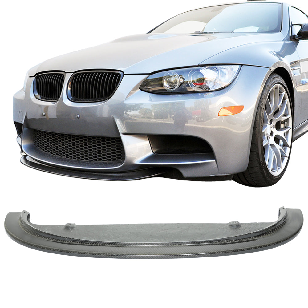 2008-2013 E90 E92 E93 M3 CRT Style Front Bumper Lip Carbon Fiber CF