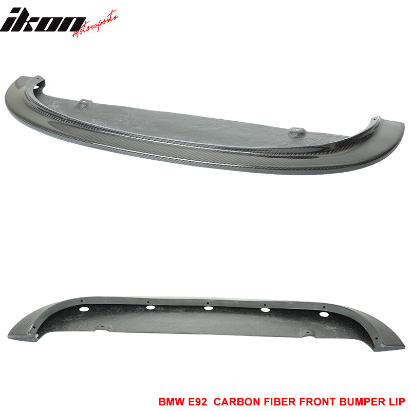 2008-2013 E90 E92 E93 M3 CRT Style Front Bumper Lip Carbon Fiber CF