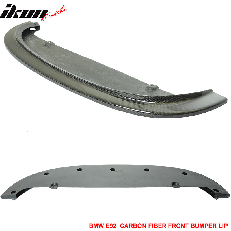 2008-2013 E90 E92 E93 M3 CRT Style Front Bumper Lip Carbon Fiber CF