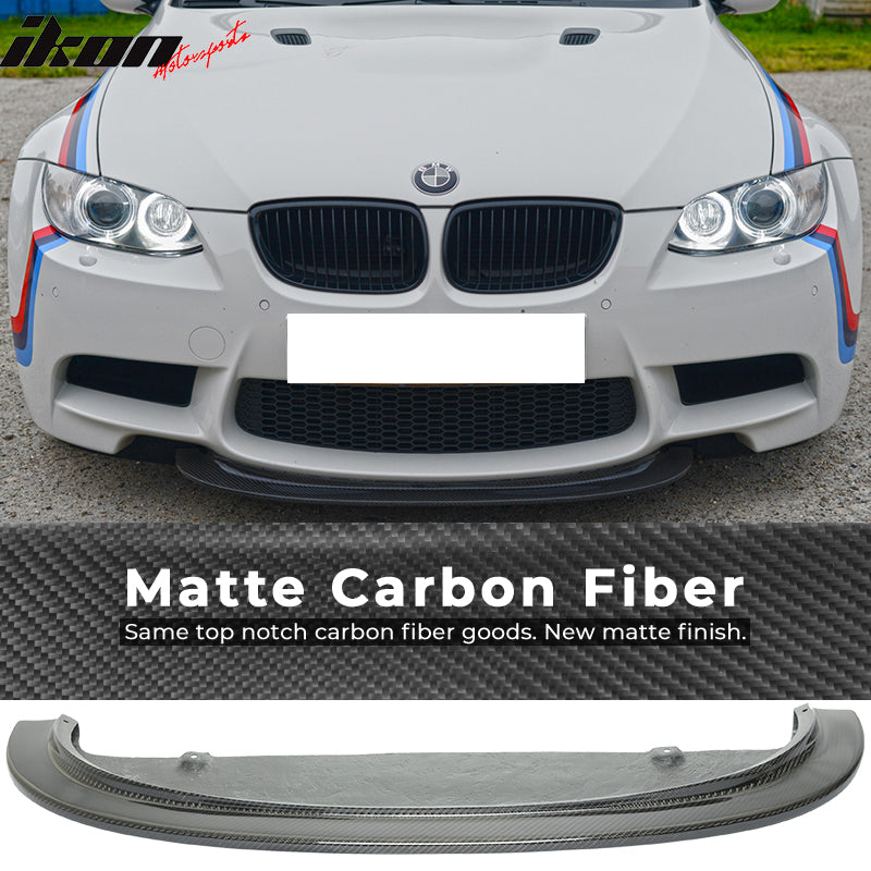 2008-2013 E90 E92 E93 M3 CRT Style Front Bumper Lip Carbon Fiber CF