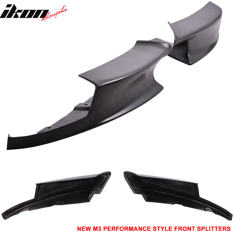 2008-2013 BMW E90 E92 E93 M3 Coupe Sedan Front Bumper Lip PU