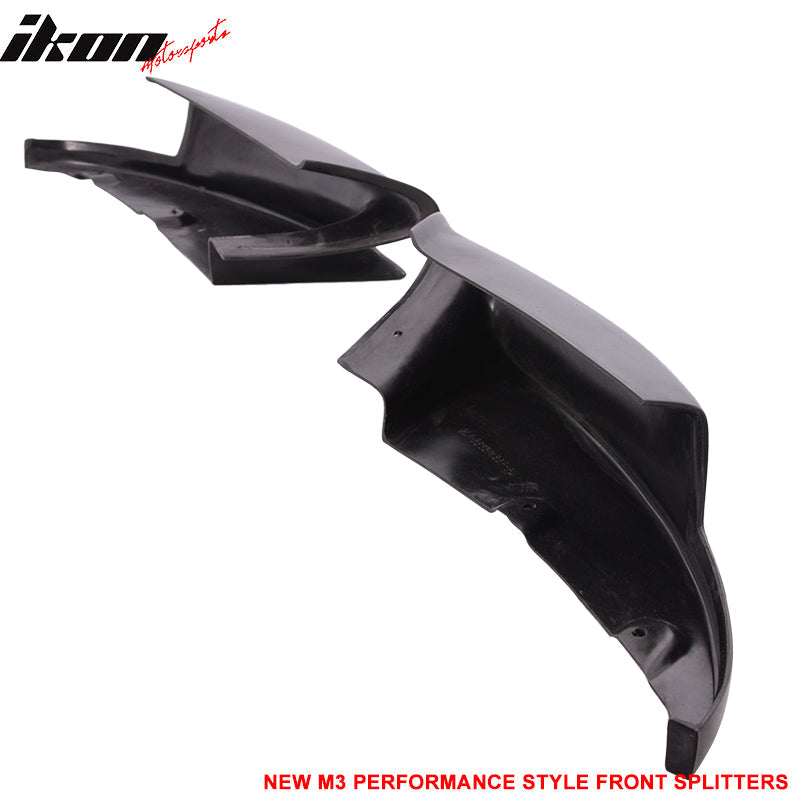 2008-2013 BMW E90 E92 E93 M3 Coupe Sedan Front Bumper Lip PU