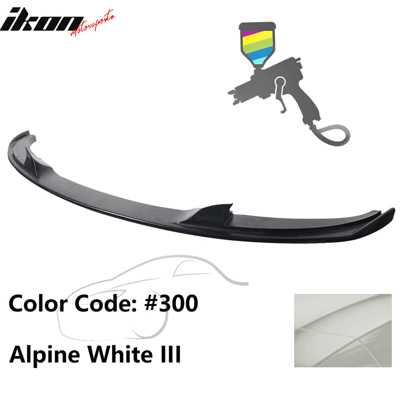 2008-2013 BMW E92 E90 E93 M3 Series 4Dr 2Dr V Style Front Bumper Lip