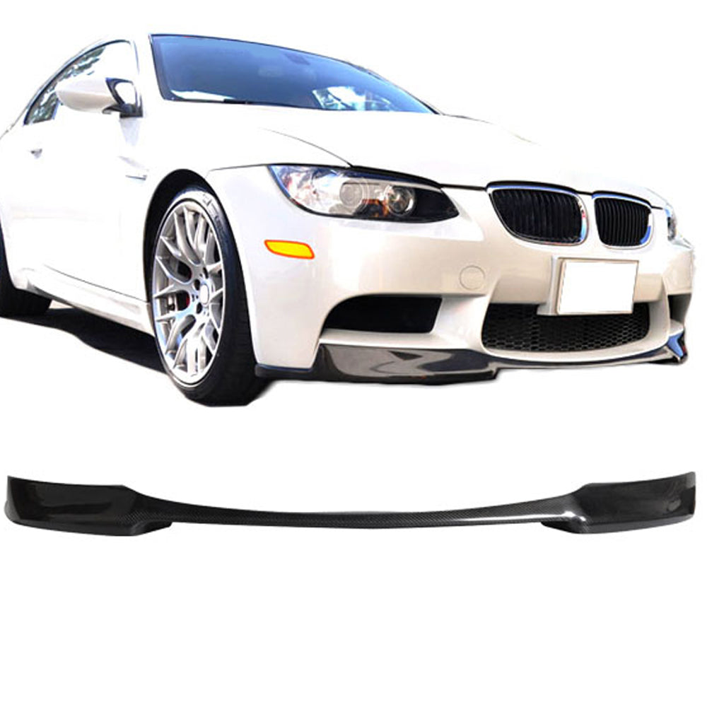 2008-2013 BMW E92 E90 E93 M3 Series 4Dr 2Dr V Style Front Bumper Lip