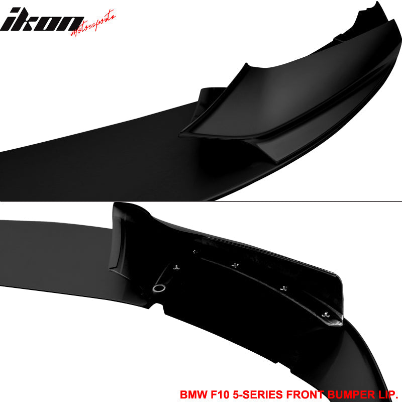 Fits 11-16 F10 Performance Chin Front Lip Black Sapphire #475