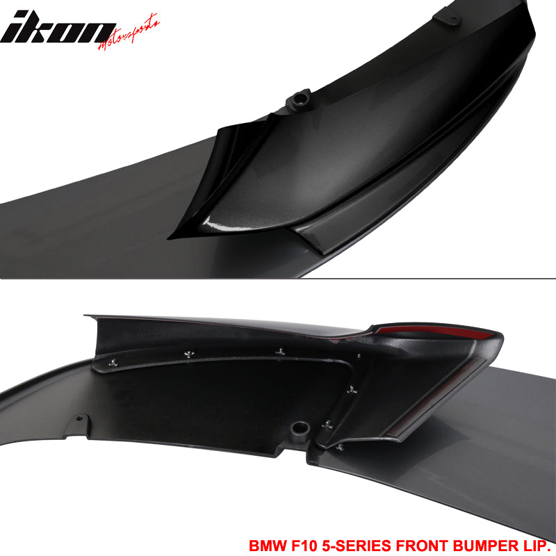 2011-2016 BMW F10 Paint Two Tone Space Gray Metallic #A52 Front Lip PP