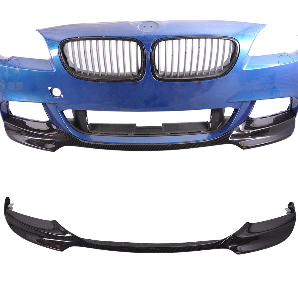 2012-2016 BMW F10 5 Series M Sport Mtech V Style Front Bumper Lip
