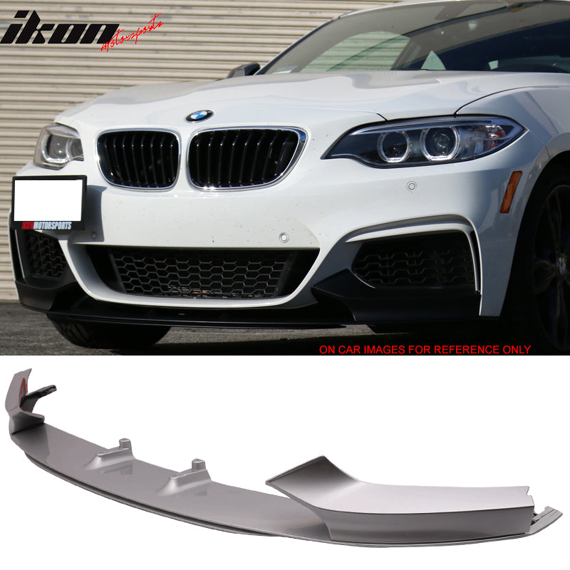 2014-2021 BMW F22 2 Series MTech Performance Style Front Bumper Lip PP