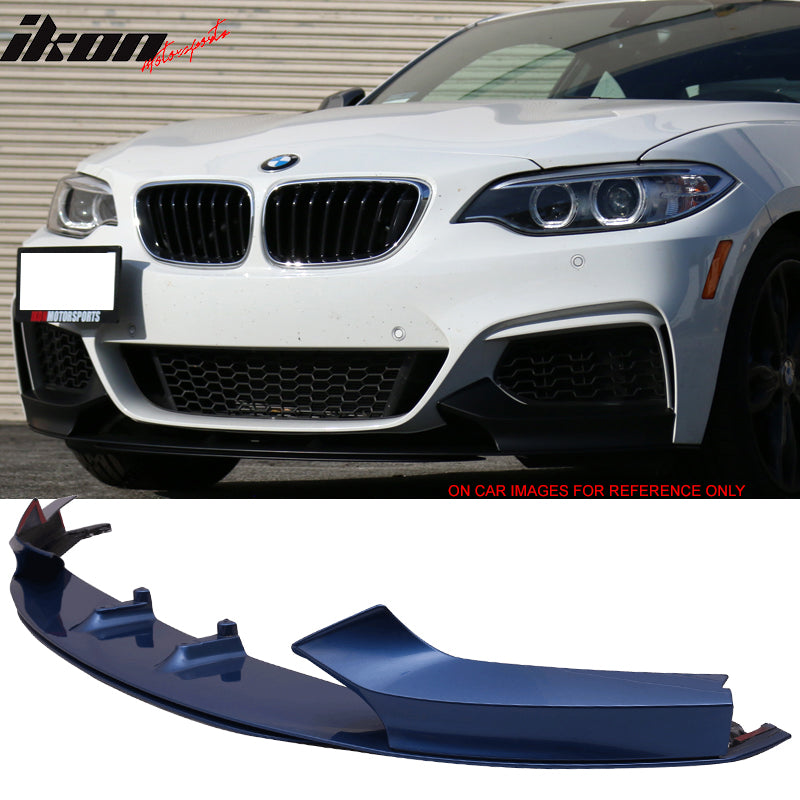 2014-2021 BMW F22 2 Series MTech Performance Style Front Bumper Lip PP