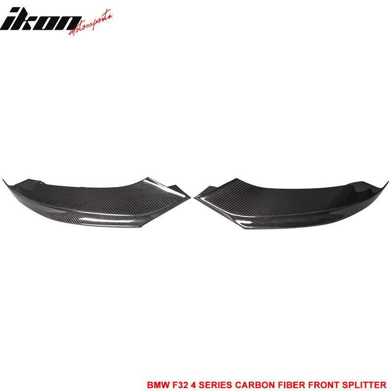 2014-2020 BMW F32 4 Series M-T Msport Front Bumper Lip Carbon Fiber