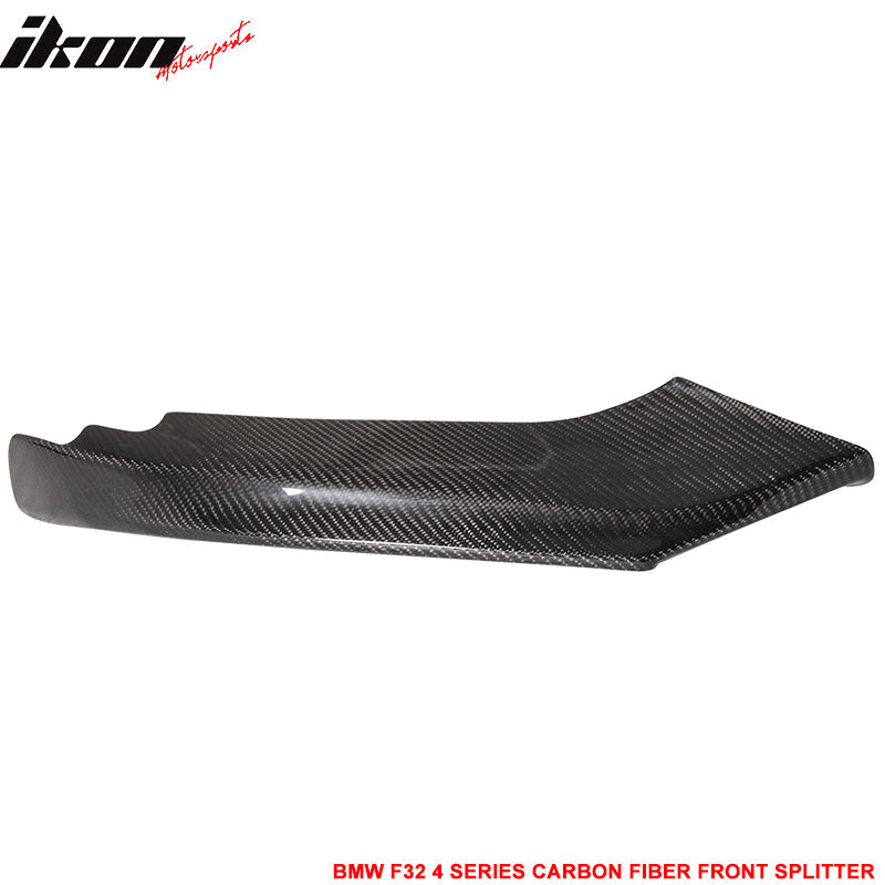 2014-2020 BMW F32 4 Series M-T Msport Front Bumper Lip Carbon Fiber