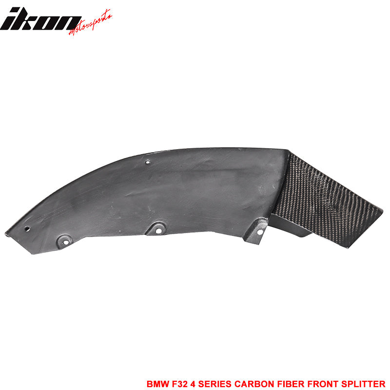 2014-2020 BMW F32 4 Series M-T Msport Front Bumper Lip Carbon Fiber