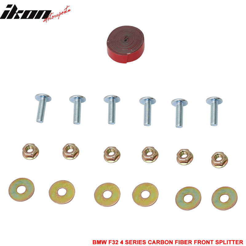 2014-2020 BMW F32 4 Series M-T Msport Front Bumper Lip Carbon Fiber