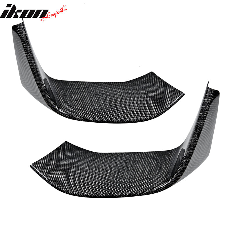Fits 15-20 BMW F80 M3 F82 M4 Front Bumper Lip PP & CF Splitters 3PC