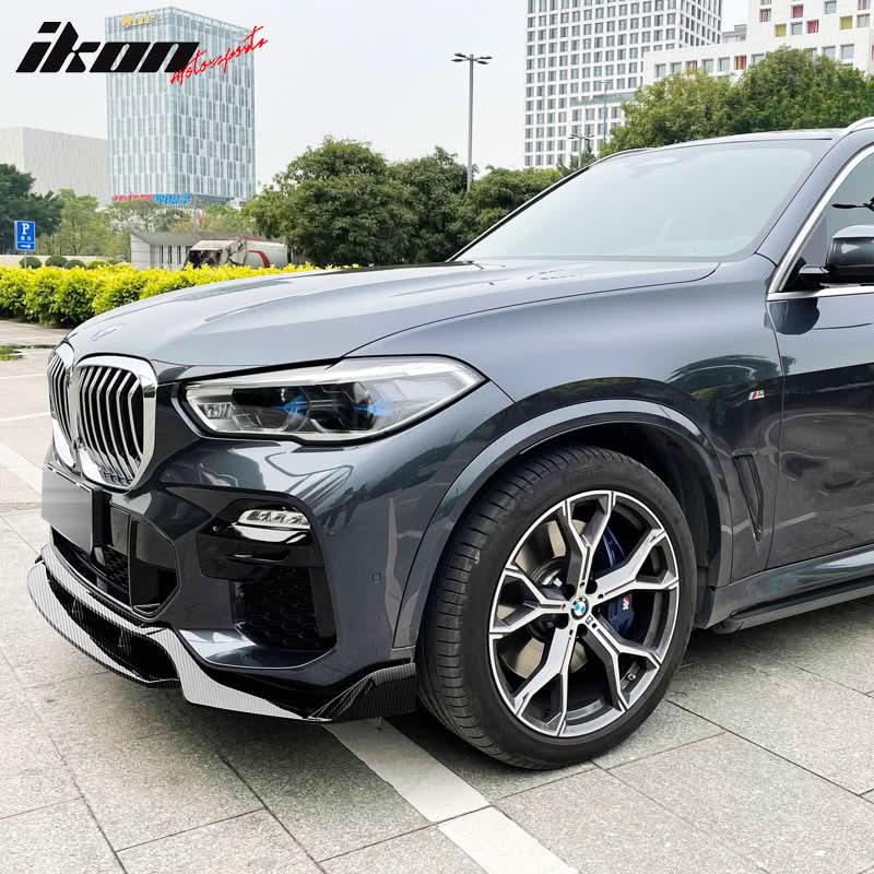 Fits 19-21 BMW G05 X5 M Sport Front Bumper Lip Spoiler 4pc Gloss