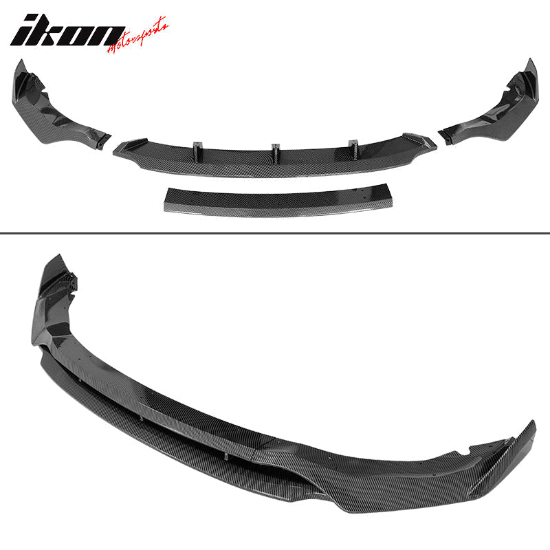 Fits 19-21 BMW G05 X5 M Sport Front Bumper Lip Spoiler 4pc Gloss