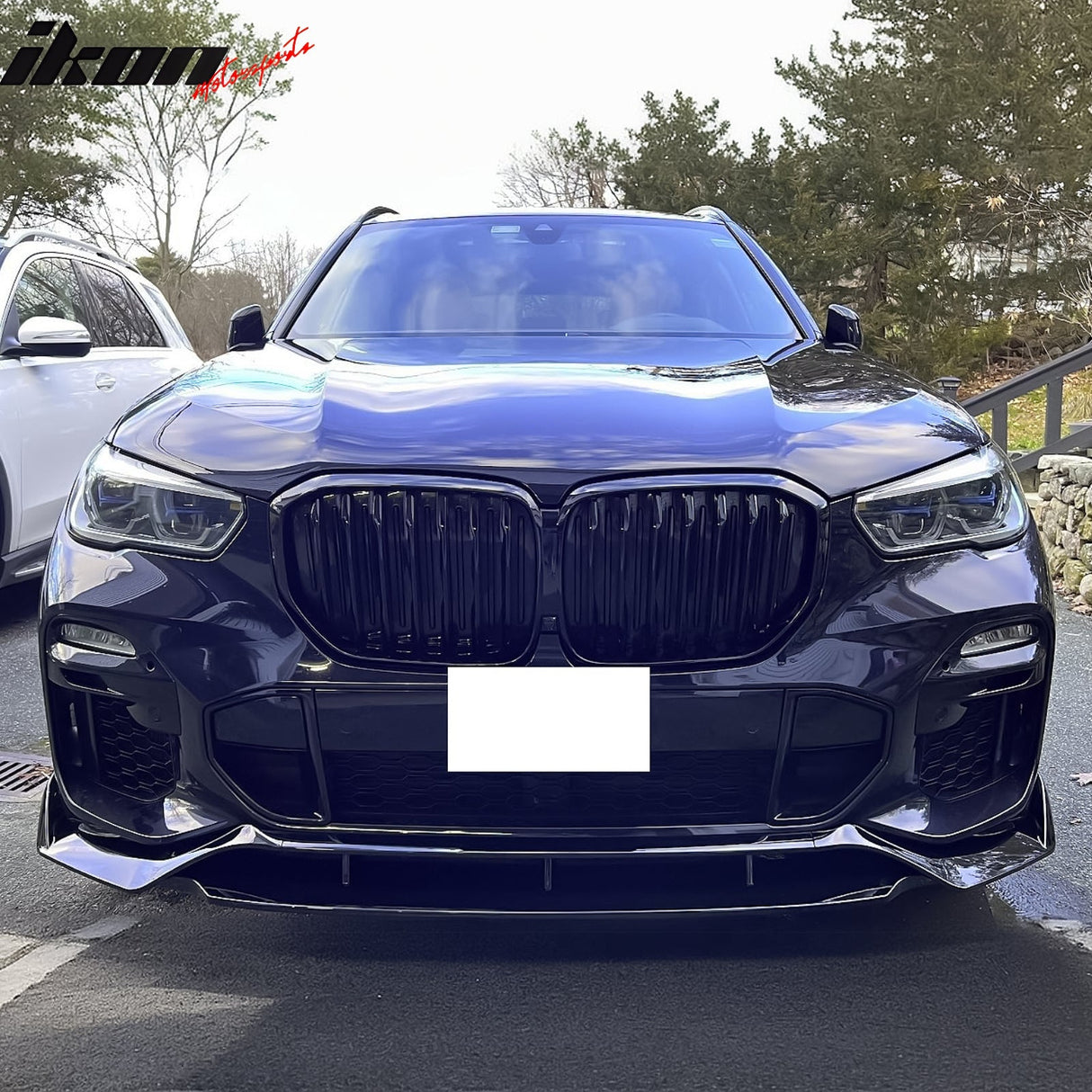 Fits 19-21 BMW G05 X5 M Sport Front Bumper Lip Spoiler 4pc Gloss