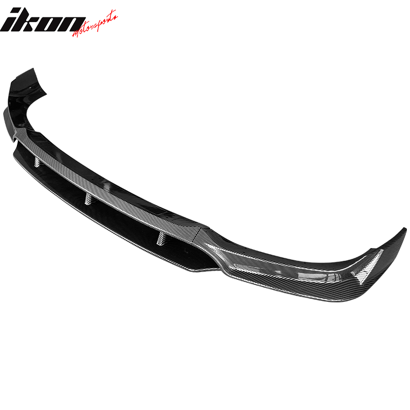 2020-2023 Bmw G06 X6 M Sport Front Bumper Lip Carbon Fiber Print ABS