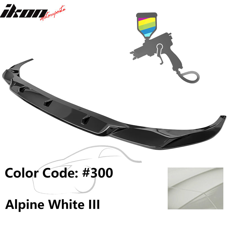 2020-2022 BMW 7 G12 IKON Style Painted Front Bumper Lip Spoiler PP