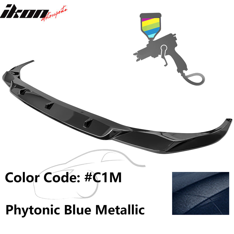 2020-2022 BMW 7 G12 IKON Style Painted Front Bumper Lip Spoiler PP