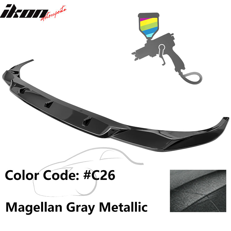2020-2022 BMW 7 G12 IKON Style Painted Front Bumper Lip Spoiler PP