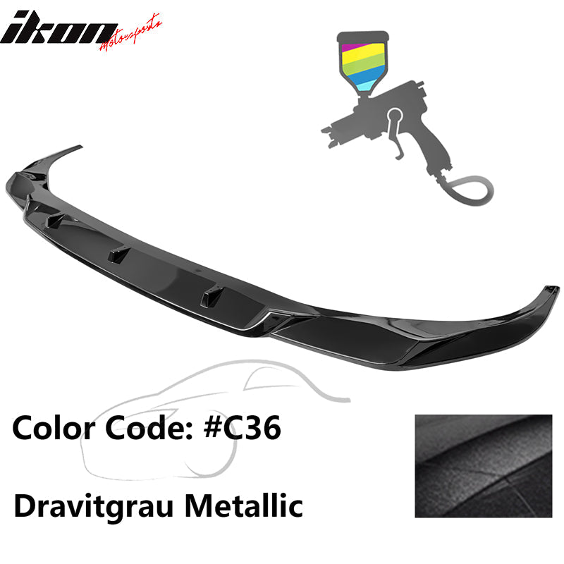 2020-2022 BMW 7 G12 IKON Style Painted Front Bumper Lip Spoiler PP