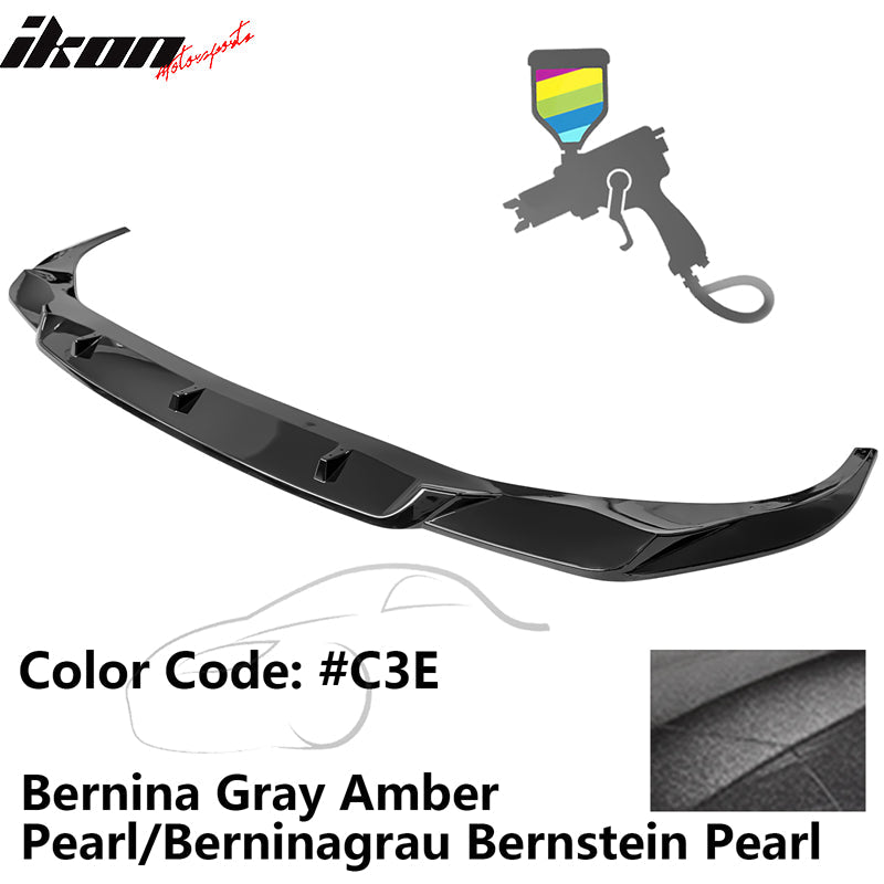 2020-2022 BMW 7 G12 IKON Style Painted Front Bumper Lip Spoiler PP