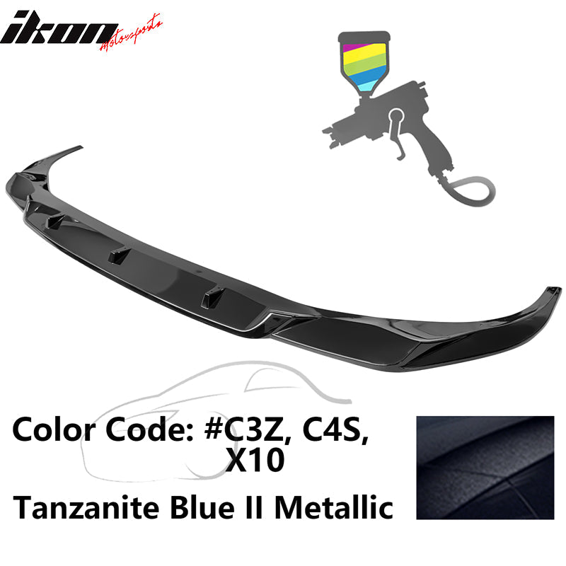 2020-2022 BMW 7 G12 IKON Style Painted Front Bumper Lip Spoiler PP
