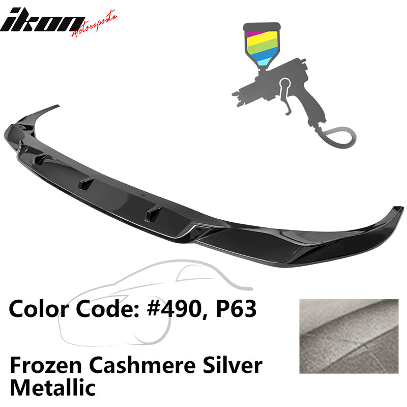 2020-2022 BMW 7 G12 IKON Style Painted Front Bumper Lip Spoiler PP