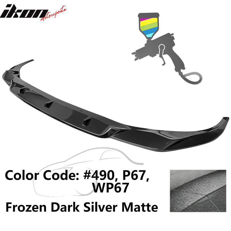2020-2022 BMW 7 G12 IKON Style Painted Front Bumper Lip Spoiler PP