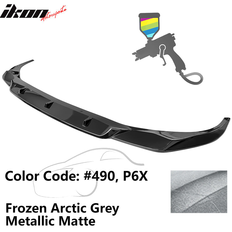 2020-2022 BMW 7 G12 IKON Style Painted Front Bumper Lip Spoiler PP
