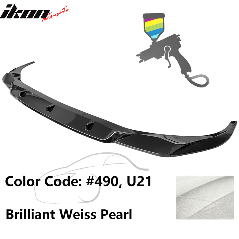 2020-2022 BMW 7 G12 IKON Style Painted Front Bumper Lip Spoiler PP
