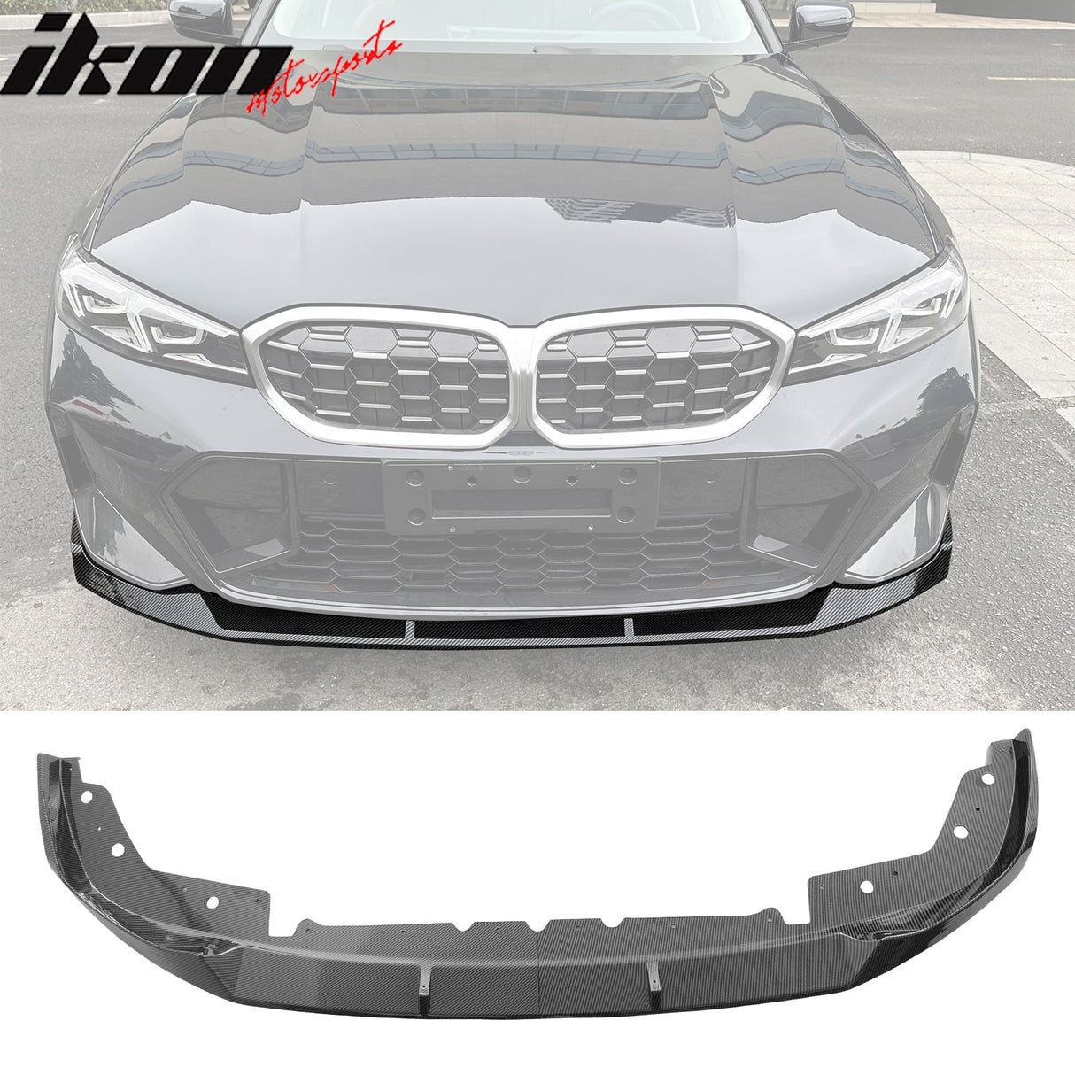 2023-2025 BMW G20 M Sport M340i Front Lip M Performance 2PC Black