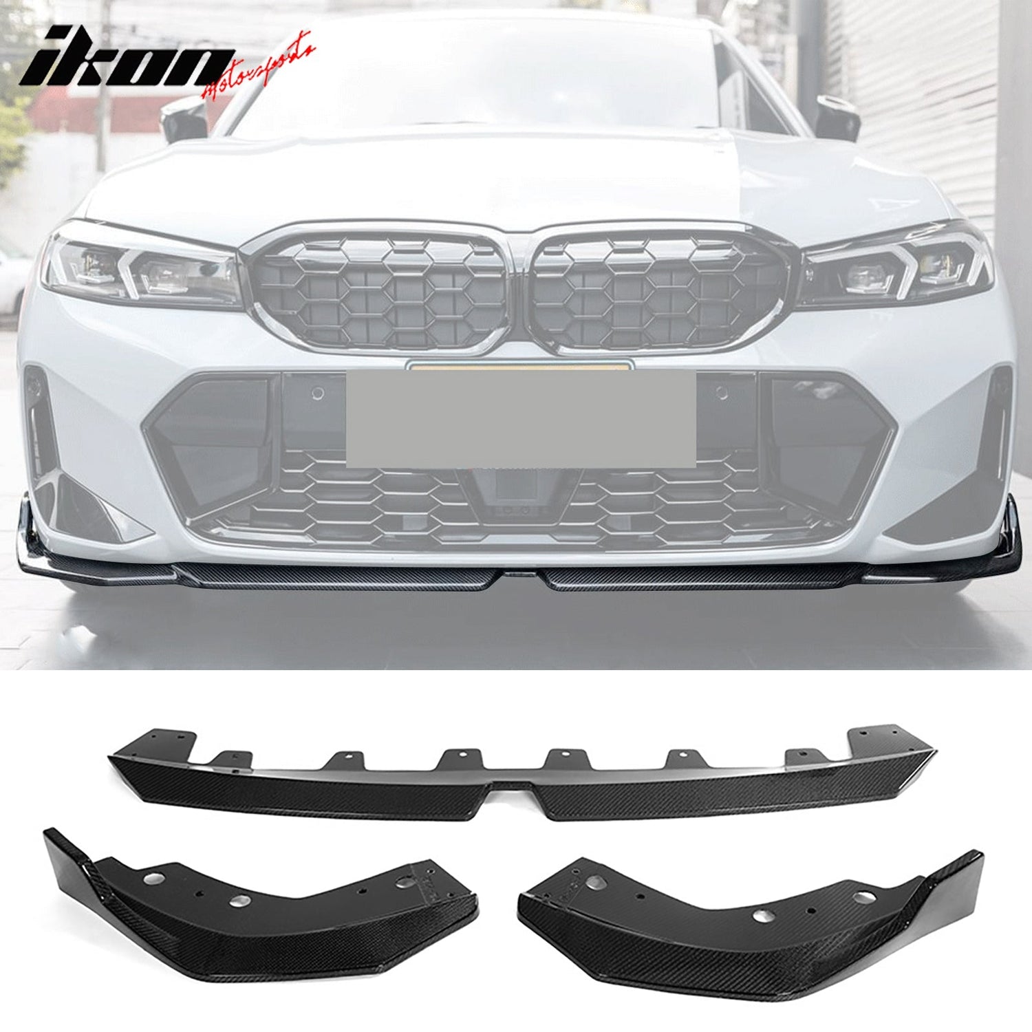 2023+ BMW G20 M Sport M340i Front Lip M Performance Style