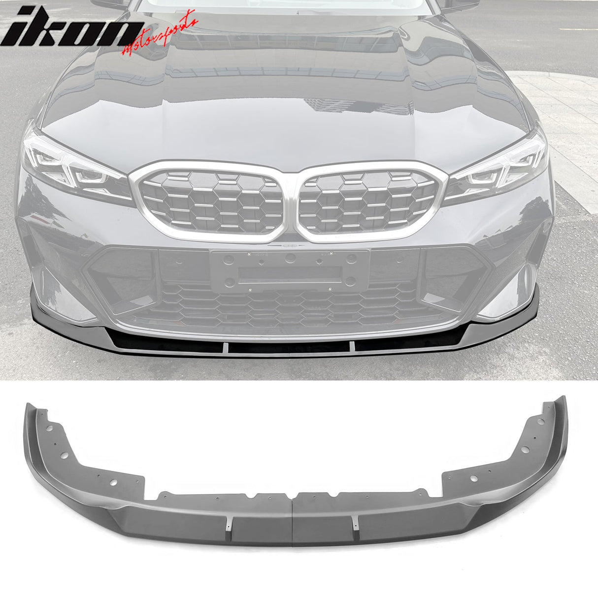 2023-2025 BMW G20 M Sport M340i Front Lip M Performance 2PC Black