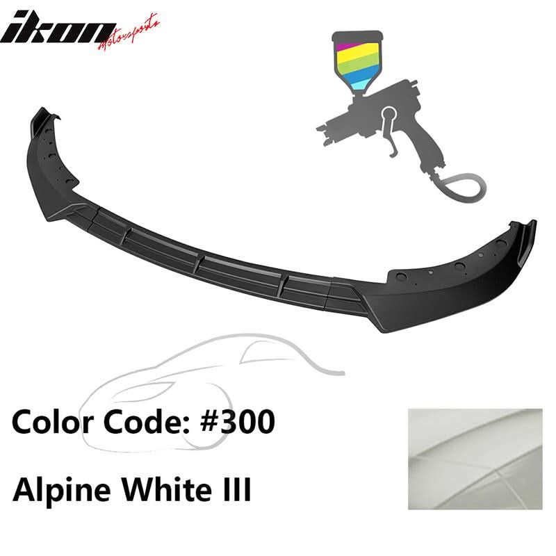 2019-2022 BMW G20 Sport Line 3PCS IKON Style Front Bumper Lip PP