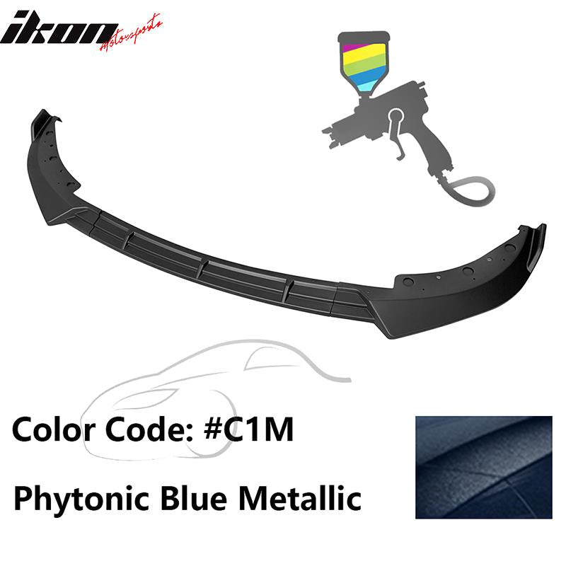 2019-2022 BMW G20 Sport Line 3PCS IKON Style Front Bumper Lip PP