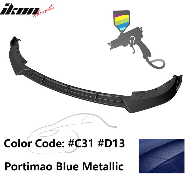 2019-2022 BMW G20 Sport Line 3PCS IKON Style Front Bumper Lip PP