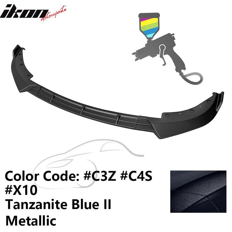 2019-2022 BMW G20 Sport Line 3PCS IKON Style Front Bumper Lip PP