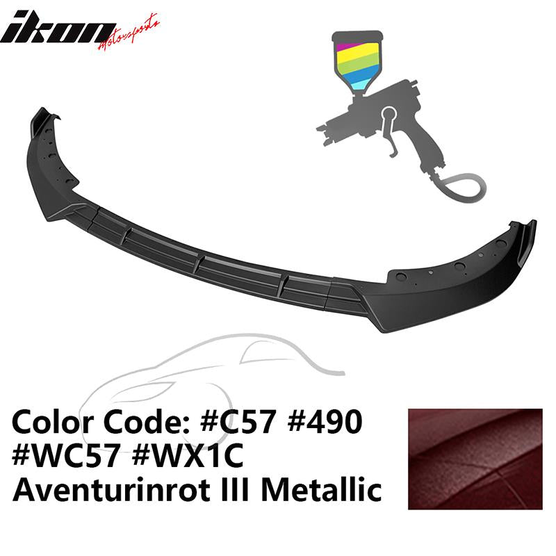 2019-2022 BMW G20 Sport Line 3PCS IKON Style Front Bumper Lip PP