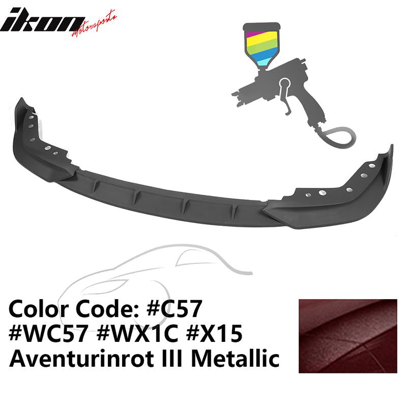 2019-2022 BMW G20 330i M Sport M340i 3PC Front Bumper Lip PP