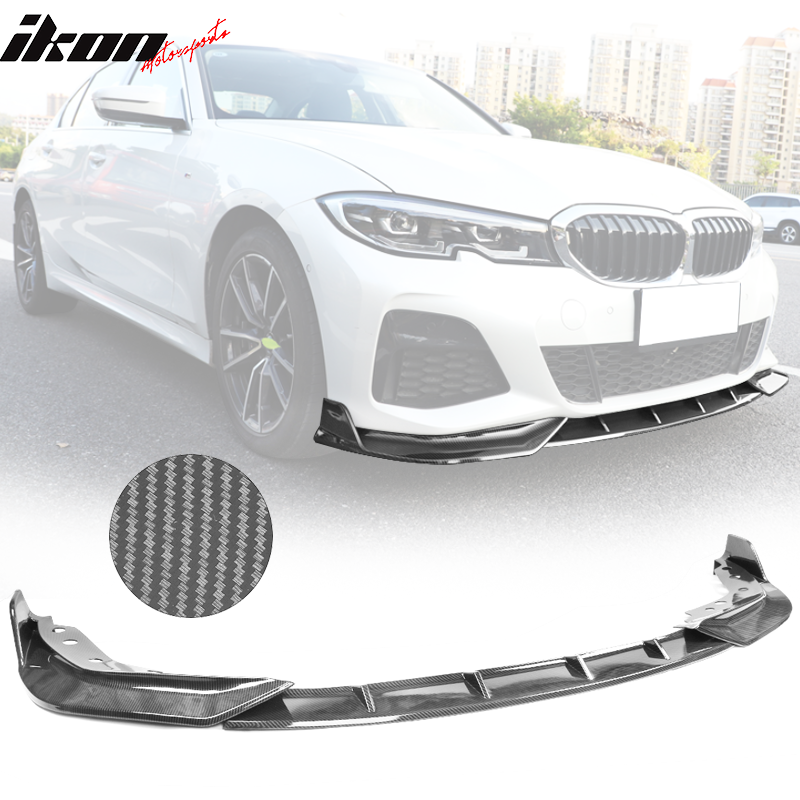 2019-2022 BMW G20 330i M Sport M340i 3PC Front Bumper Lip PP