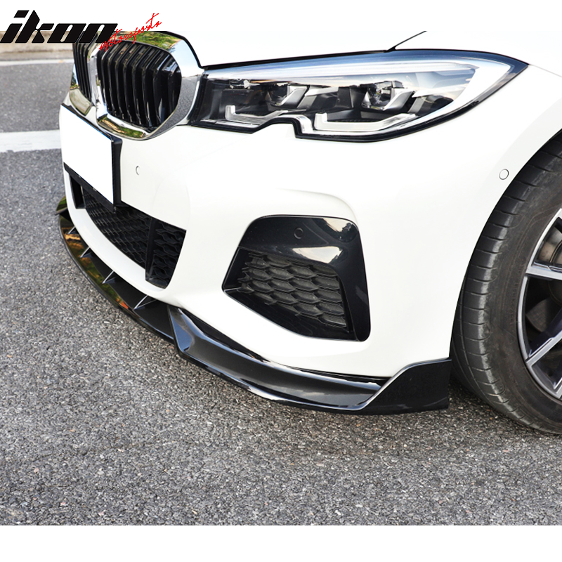 2019-2022 BMW G20 330i M Sport M340i 3PC Front Bumper Lip PP