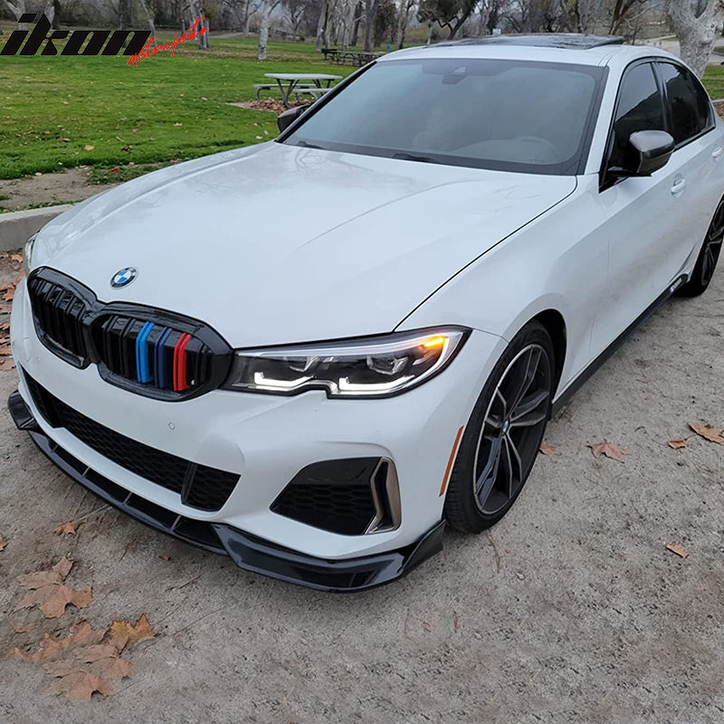 2019-2022 BMW G20 330i M Sport M340i 3PC Front Bumper Lip PP