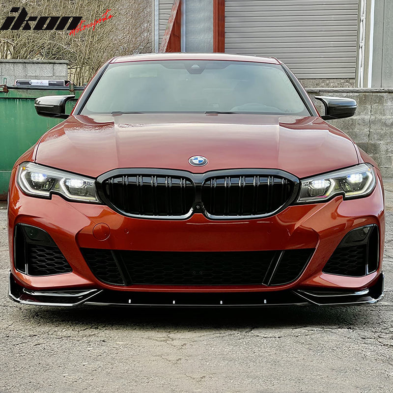 2019-2022 BMW G20 330i M Sport M340i 3PC Front Bumper Lip PP