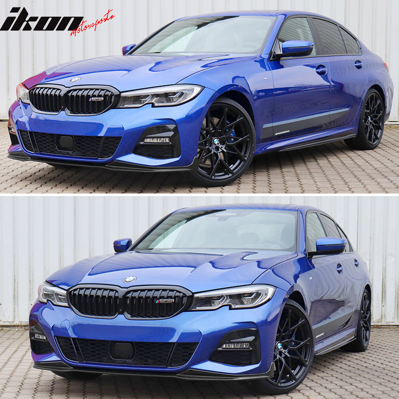 2019-2022 BMW G20 3 Series M-Tech M Sport Front Bumper Lip 5PCS