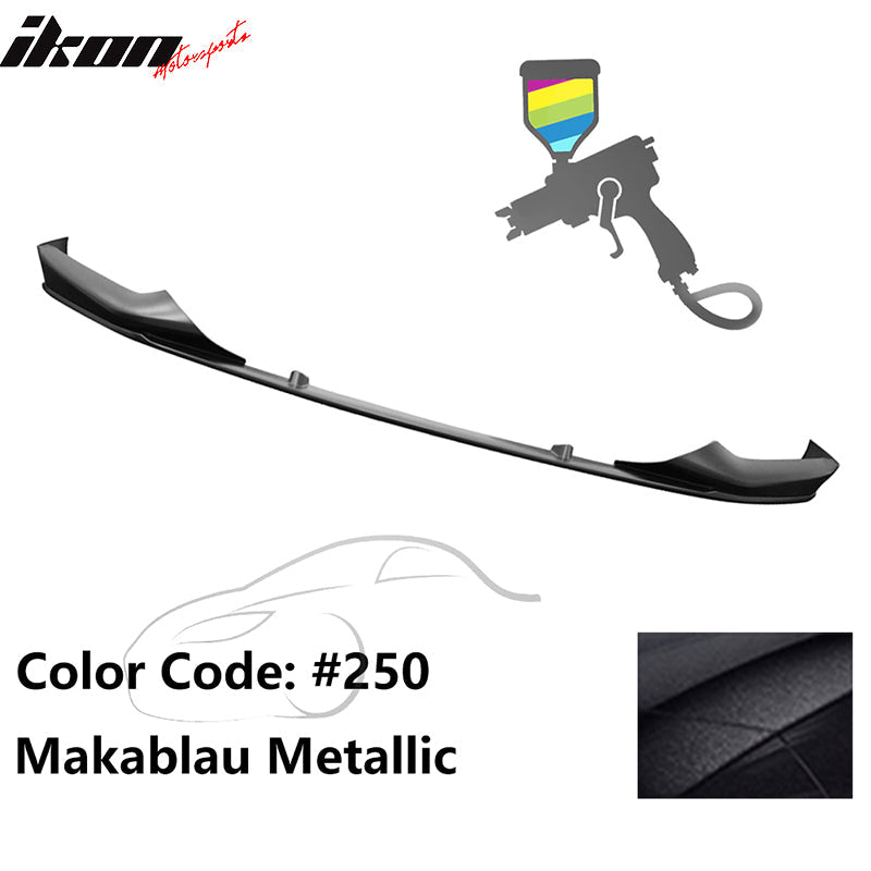 2017-2020 BMW 5 Series G30 M Sport Painted Front Bumper Lip Spoiler PP
