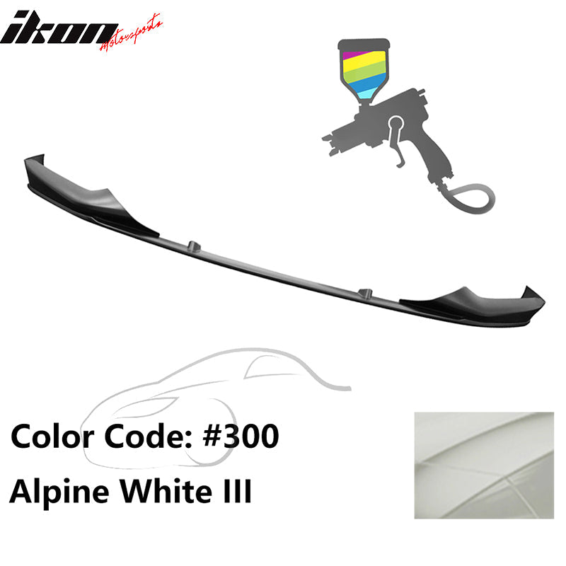 2017-2020 BMW 5 Series G30 M Sport Painted Front Bumper Lip Spoiler PP
