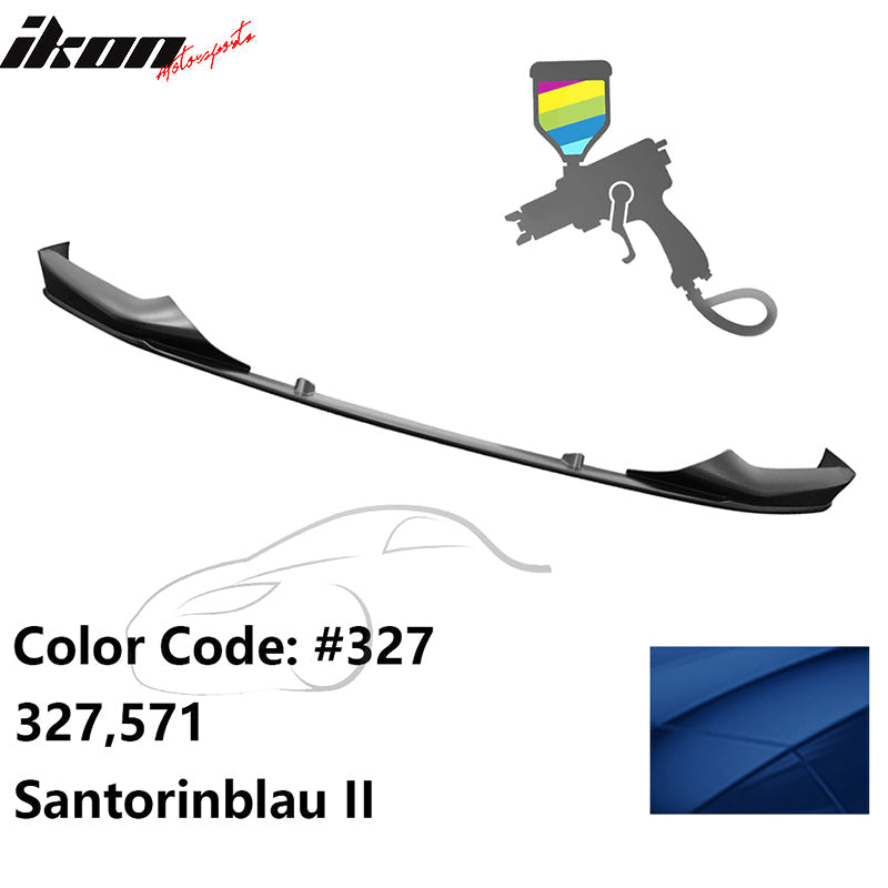 2017-2020 BMW 5 Series G30 M Sport Painted Front Bumper Lip Spoiler PP